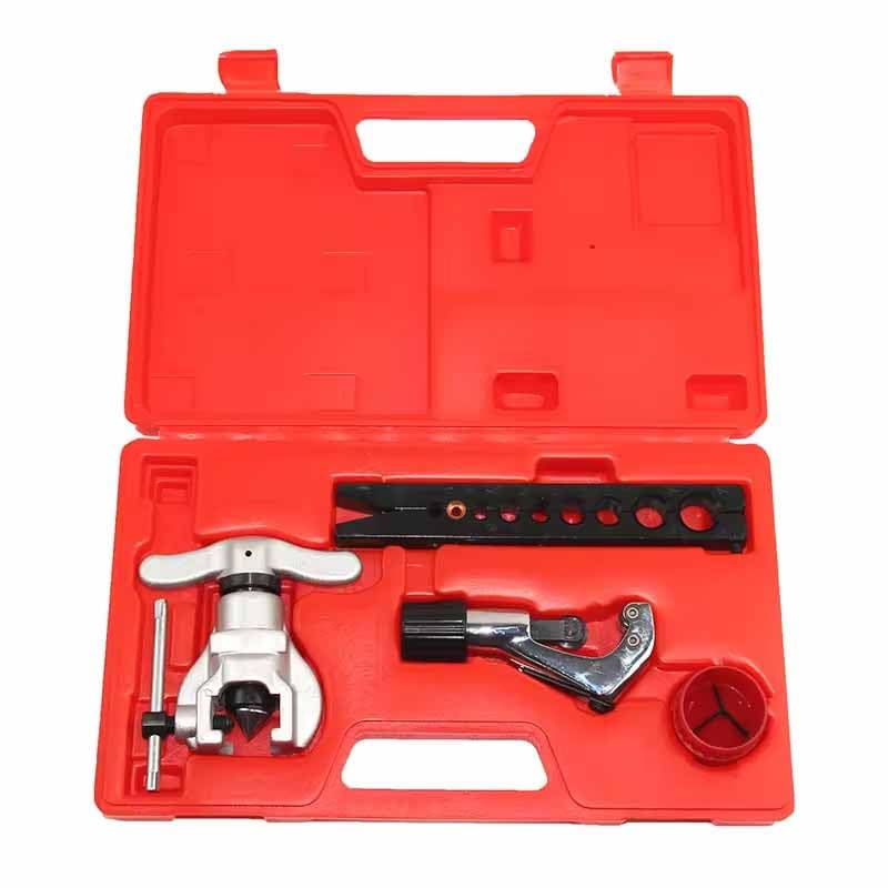 UpToDateTools CT-809AM-L 6-19mm Pipe Swaging Hand Tools Copper Pipe 45 Degree Eccentric Cone Type Flaring Tool Kit